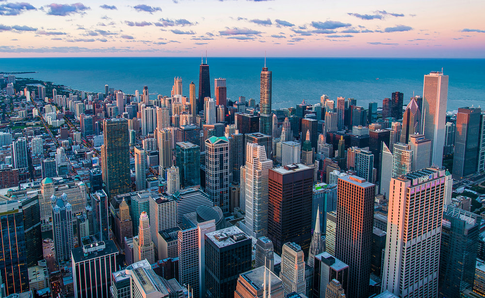 Skyline View of Chicago